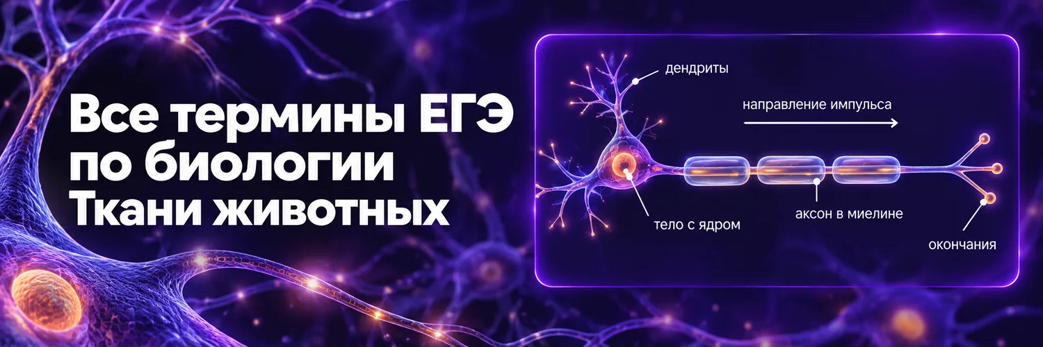Обложка набора «Тезаурус ЕГЭ по биологии - Ткани человека и животных»